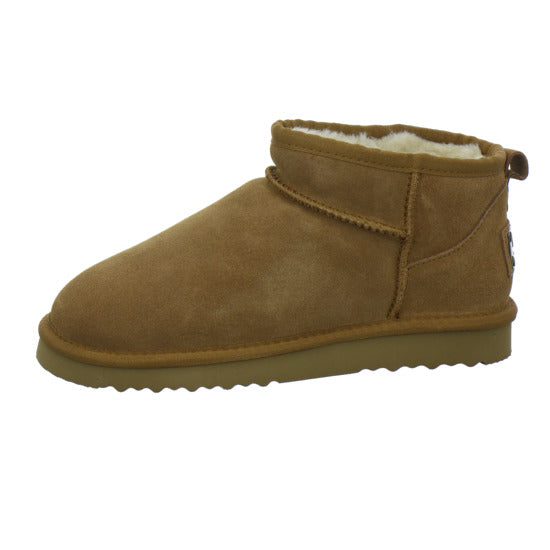 OOG 3klein+4groß Winterstiefel warm gefüttert Mittelbraun - 360° Ansicht
