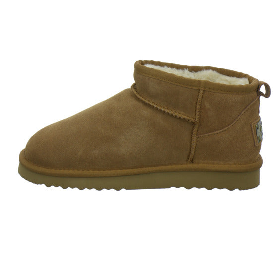 OOG 3klein+4groß Winterstiefel warm gefüttert Mittelbraun - 360° Ansicht