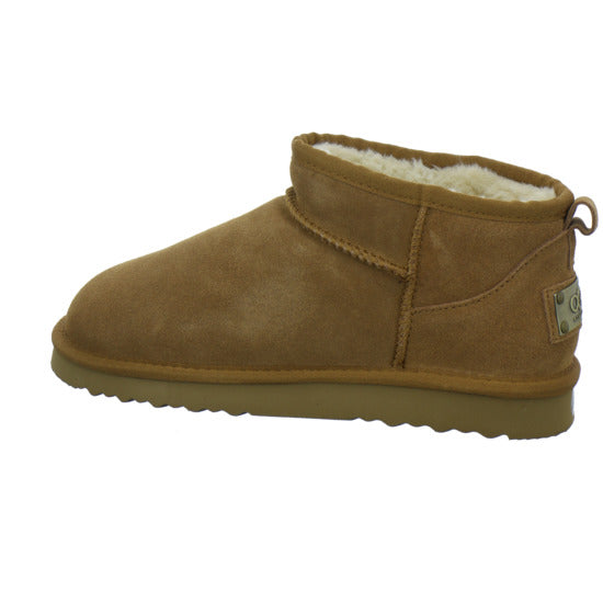 OOG 3klein+4groß Winterstiefel warm gefüttert Mittelbraun - 360° Ansicht