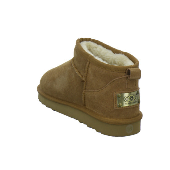 OOG 3klein+4groß Winterstiefel warm gefüttert Mittelbraun - 360° Ansicht