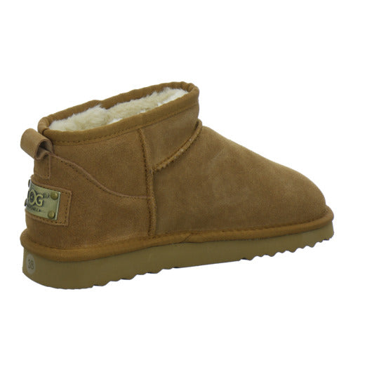 OOG 3klein+4groß Winterstiefel warm gefüttert Mittelbraun - 360° Ansicht