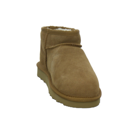 OOG 3klein+4groß Winterstiefel warm gefüttert Mittelbraun - 360° Ansicht