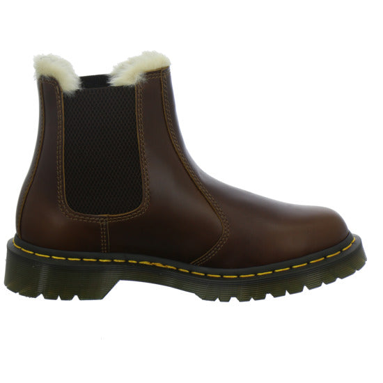 Dr. Martens 2976 Leonore Winterstiefel warm gefüttert Mittelbraun - 360° Ansicht