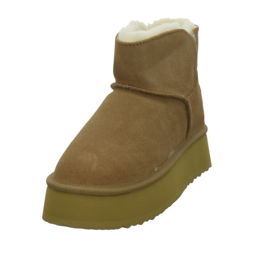 OOG Winterstiefel warm gefüttert Mittelbraun - 360° Ansicht