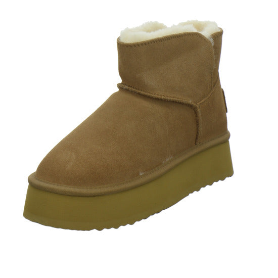 OOG Winterstiefel warm gefüttert Mittelbraun - 360° Ansicht
