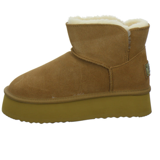 OOG Winterstiefel warm gefüttert Mittelbraun - 360° Ansicht