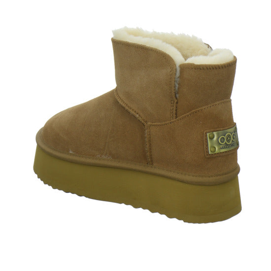 OOG Winterstiefel warm gefüttert Mittelbraun - 360° Ansicht