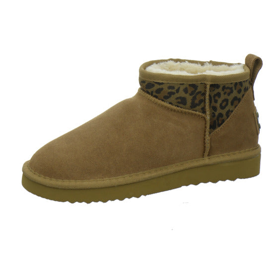 OOG Winterstiefel warm gefüttert Mittelbraun - 360° Ansicht