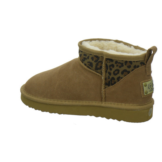 OOG Winterstiefel warm gefüttert Mittelbraun - 360° Ansicht