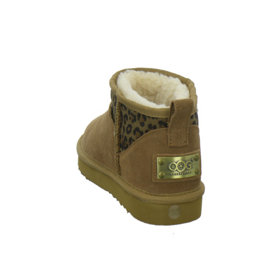OOG Winterstiefel warm gefüttert Mittelbraun - 360° Ansicht
