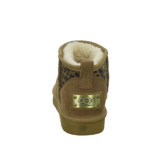 OOG Winterstiefel warm gefüttert Mittelbraun - 360° Ansicht