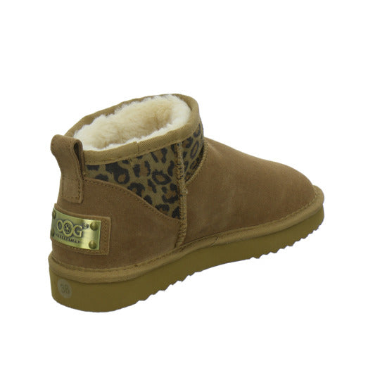 OOG Winterstiefel warm gefüttert Mittelbraun - 360° Ansicht