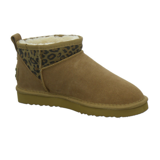 OOG Winterstiefel warm gefüttert Mittelbraun - 360° Ansicht