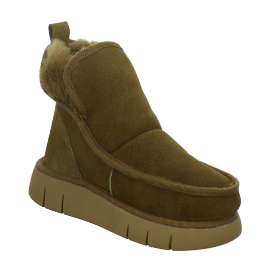 Sekada Winterstiefel Damen Mittelbraun