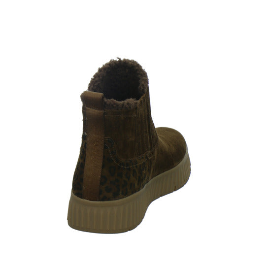 Tamaris Wide Fit Winterstiefel Damen Slip Ins Mittelbraun