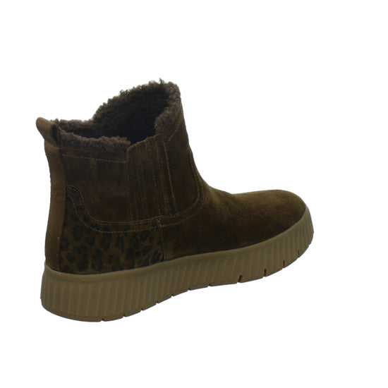 Tamaris Wide Fit Winterstiefel Damen Slip Ins Mittelbraun