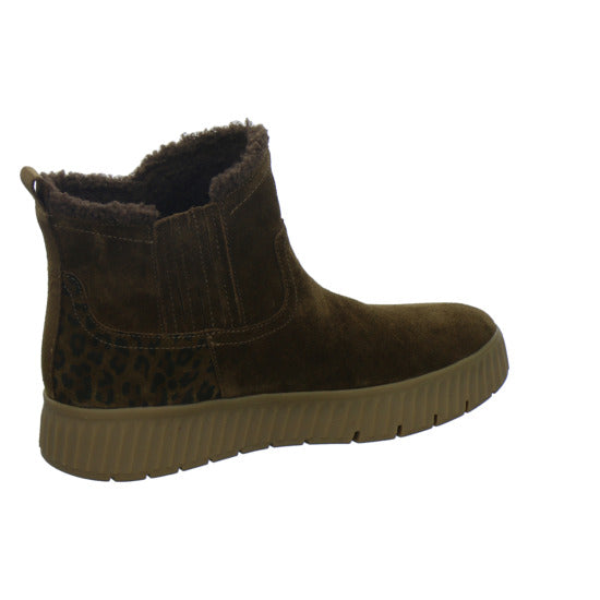 Tamaris Wide Fit Winterstiefel Damen Slip Ins Mittelbraun