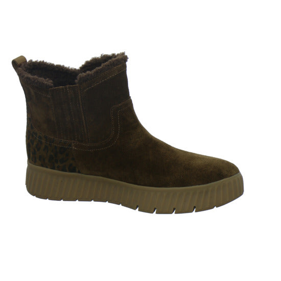Tamaris Wide Fit Winterstiefel Damen Slip Ins Mittelbraun