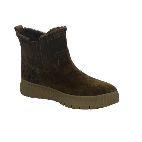 Tamaris Wide Fit Winterstiefel Damen Slip Ins Mittelbraun