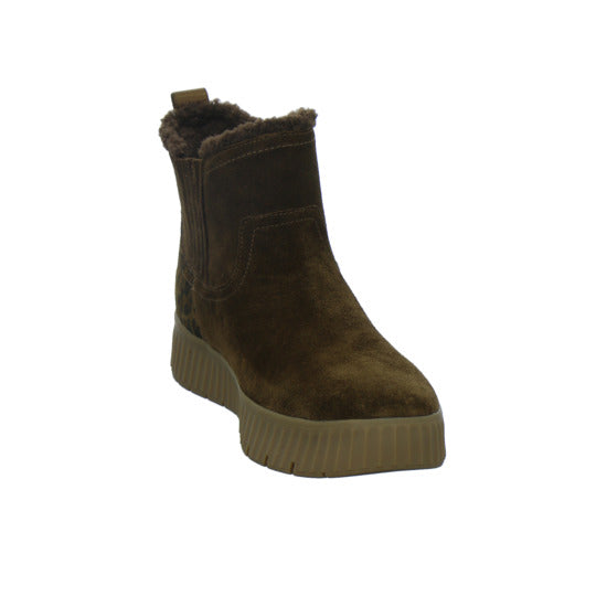 Tamaris Wide Fit Winterstiefel Damen Slip Ins Mittelbraun