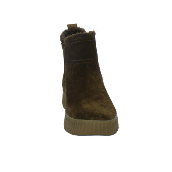 Tamaris Wide Fit Winterstiefel Damen Slip Ins Mittelbraun