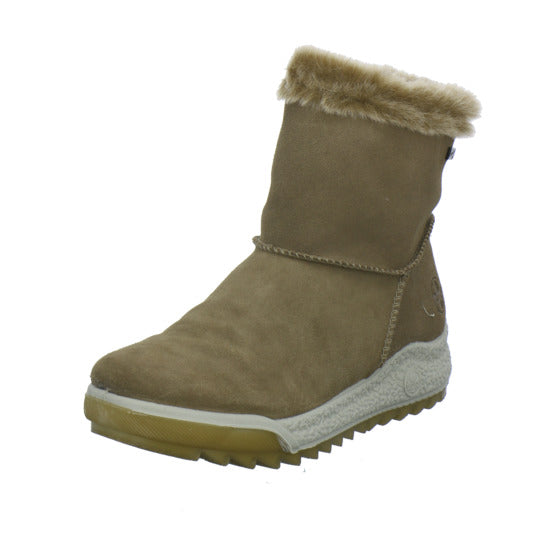 Rieker Winterstiefel warm gefüttert Hellbraun - 360° Ansicht