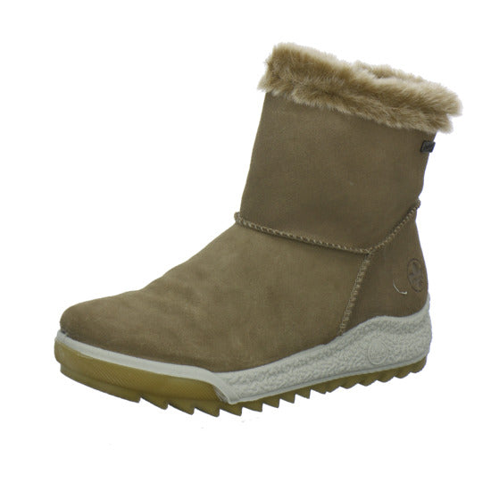 Rieker Winterstiefel warm gefüttert Hellbraun - 360° Ansicht