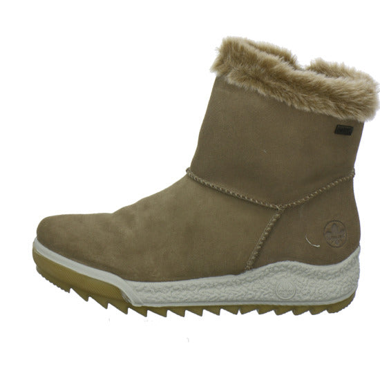 Rieker Winterstiefel warm gefüttert Hellbraun - 360° Ansicht