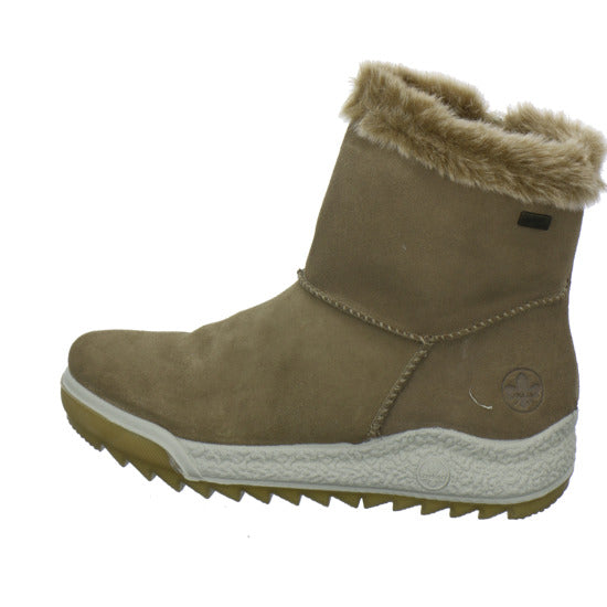 Rieker Winterstiefel warm gefüttert Hellbraun - 360° Ansicht