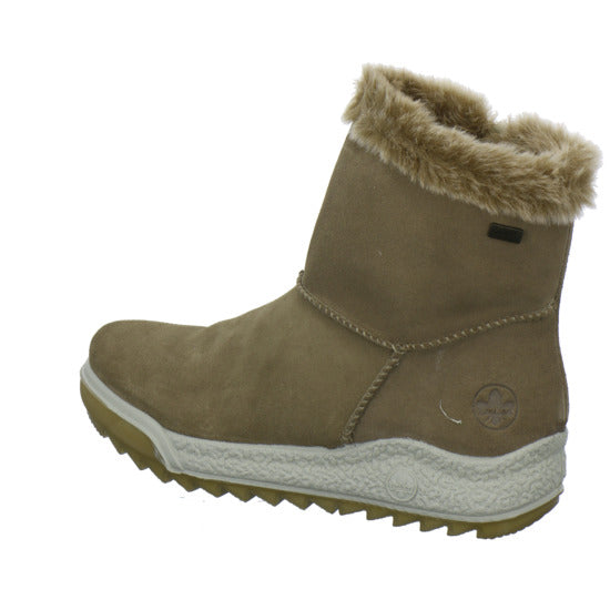 Rieker Winterstiefel warm gefüttert Hellbraun - 360° Ansicht
