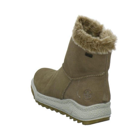 Rieker Winterstiefel warm gefüttert Hellbraun - 360° Ansicht