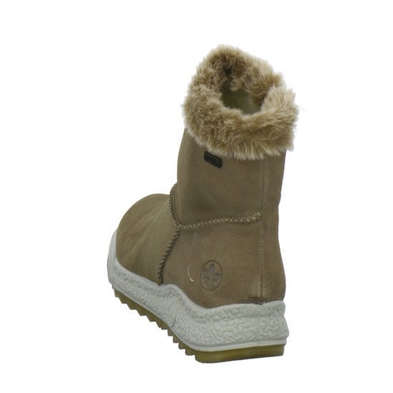 Rieker Winterstiefel warm gefüttert Hellbraun - 360° Ansicht