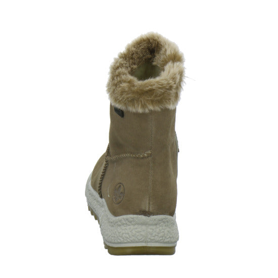 Rieker Winterstiefel warm gefüttert Hellbraun - 360° Ansicht