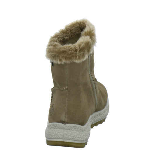 Rieker Winterstiefel warm gefüttert Hellbraun - 360° Ansicht