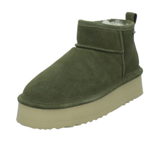 Axelda AB Milano Winterstiefel warm gefüttert oliv - 360° Ansicht