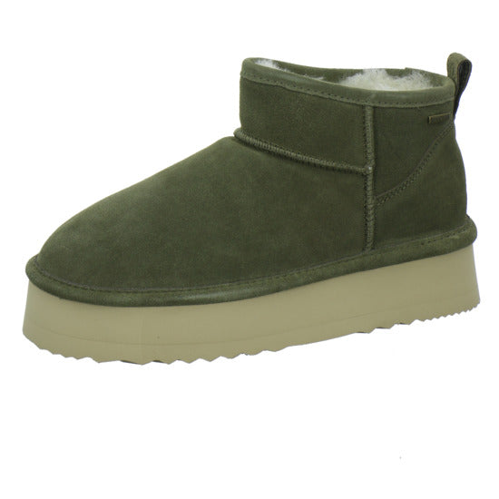 Axelda AB Milano Winterstiefel warm gefüttert oliv - 360° Ansicht