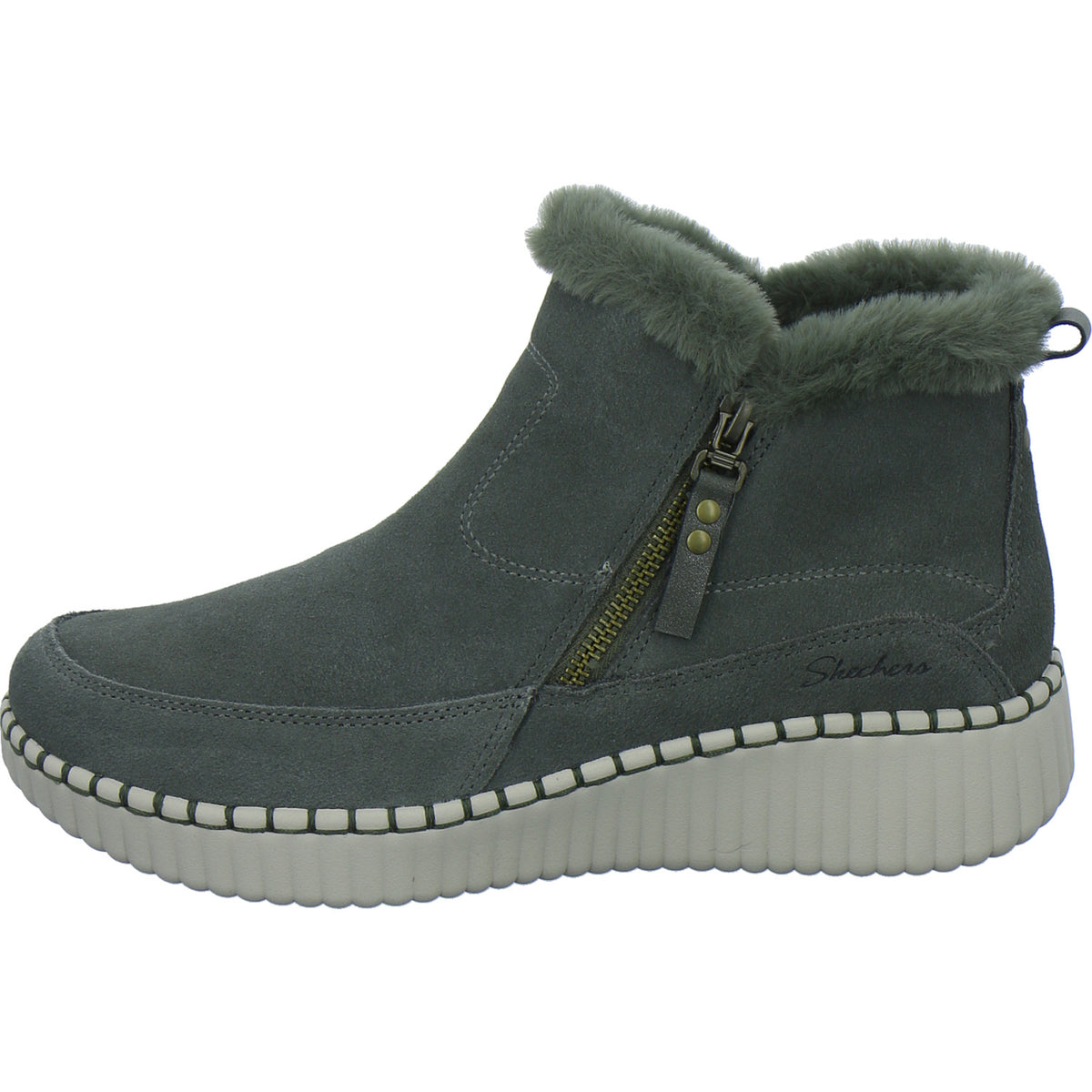 Skechers Winterstiefel Damen Relaxed Fit oliv