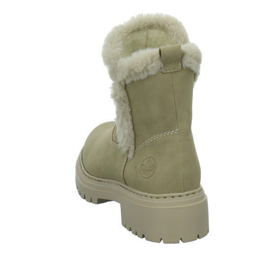 Rieker Winterstiefel warm gefüttert Beige - 360° Ansicht