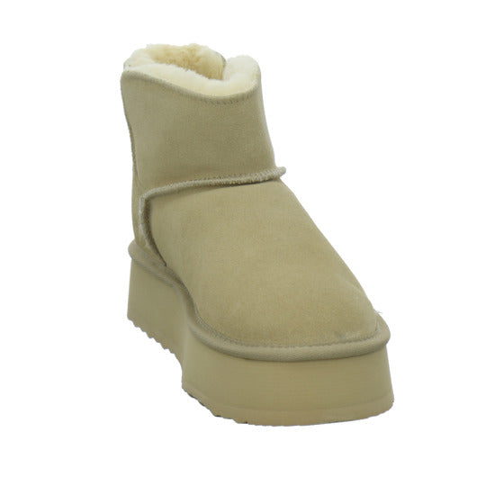 OOG Winterstiefel warm gefüttert Beige - 360° Ansicht