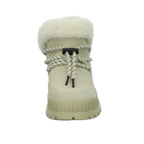 Palladium Winterstiefel Damen Pallashock Low Hiver Beige