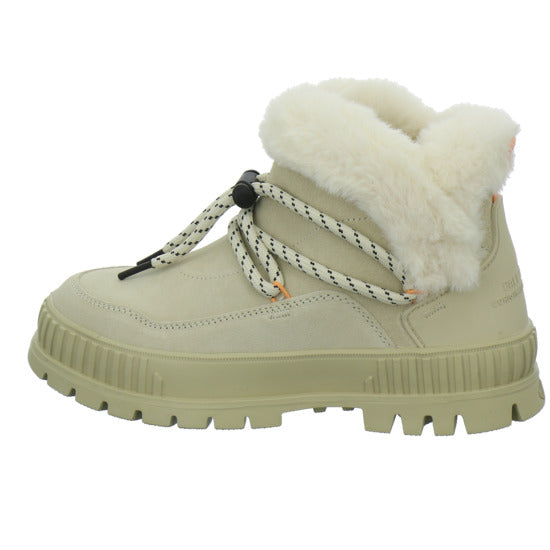 Palladium Winterstiefel Damen Pallashock Low Hiver Beige