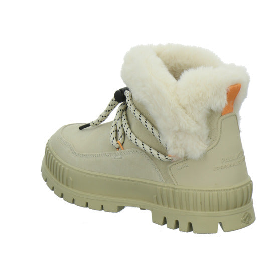 Palladium Winterstiefel Damen Pallashock Low Hiver Beige
