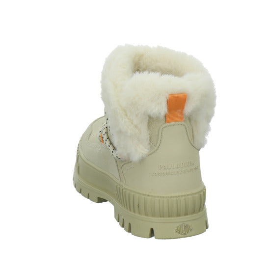 Palladium Winterstiefel Damen Pallashock Low Hiver Beige