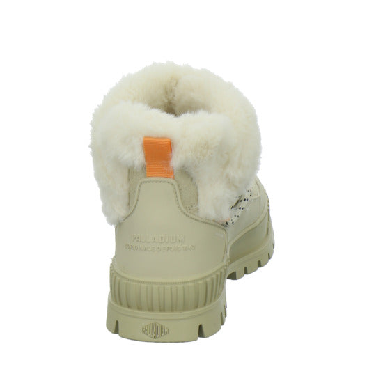 Palladium Winterstiefel Damen Pallashock Low Hiver Beige