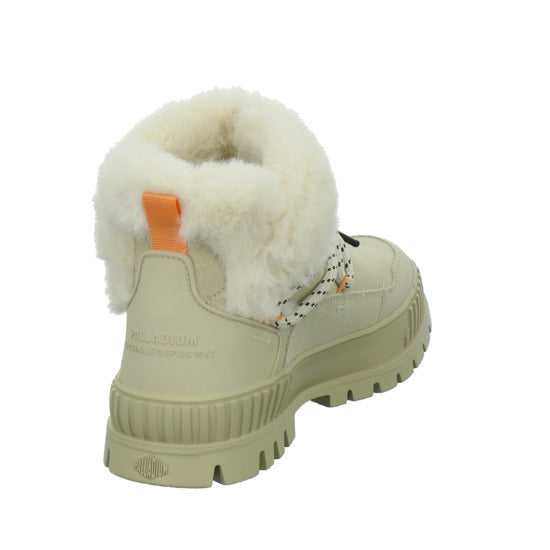 Palladium Winterstiefel Damen Pallashock Low Hiver Beige
