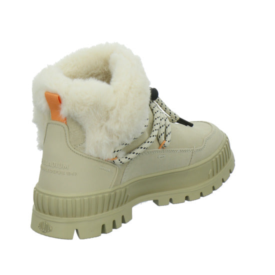Palladium Winterstiefel Damen Pallashock Low Hiver Beige
