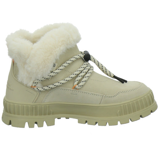 Palladium Winterstiefel Damen Pallashock Low Hiver Beige