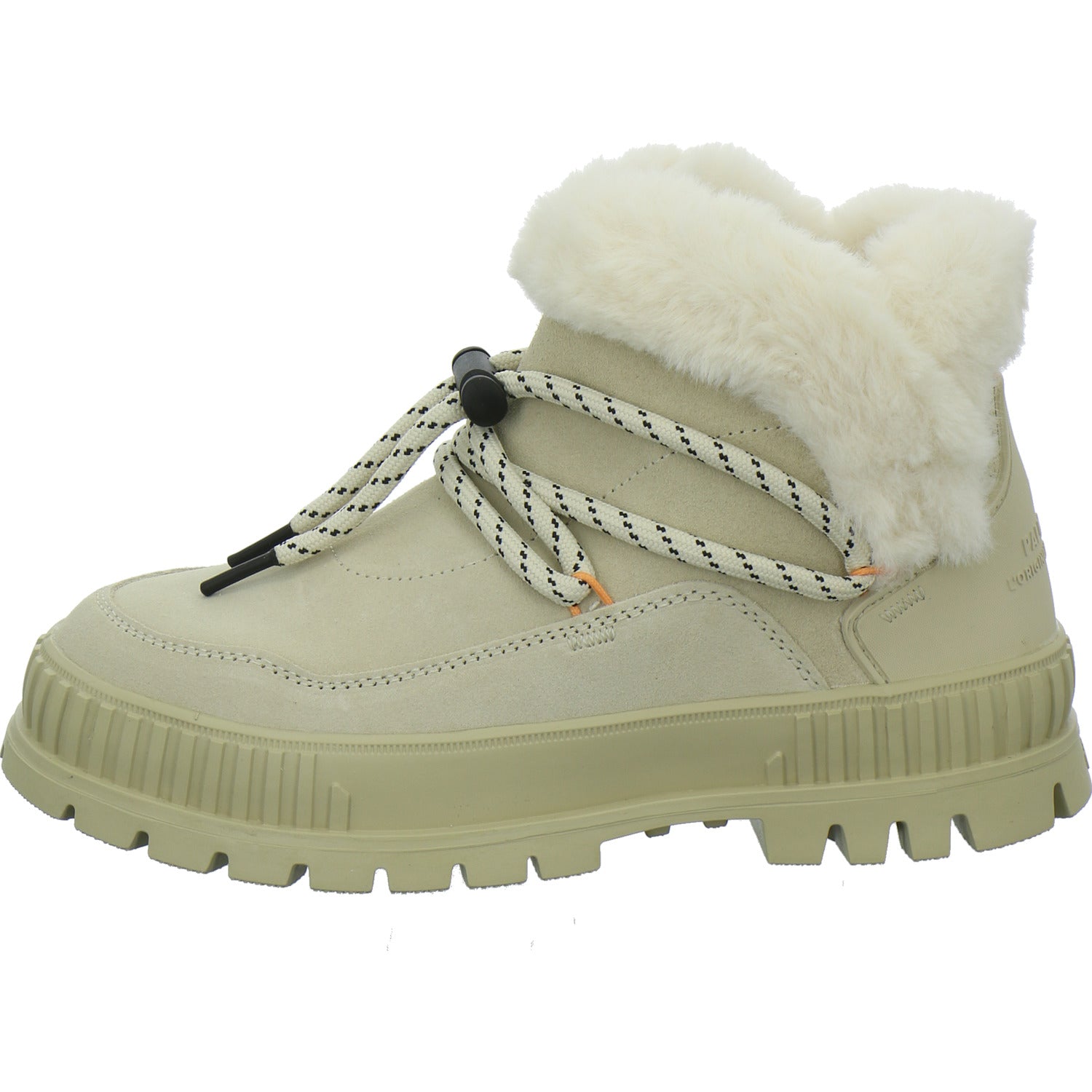 Palladium Winterstiefel Damen Pallashock Low Hiver Beige