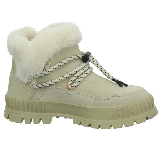 Palladium Winterstiefel Damen Pallashock Low Hiver Beige