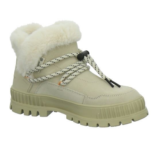 Palladium Winterstiefel Damen Pallashock Low Hiver Beige